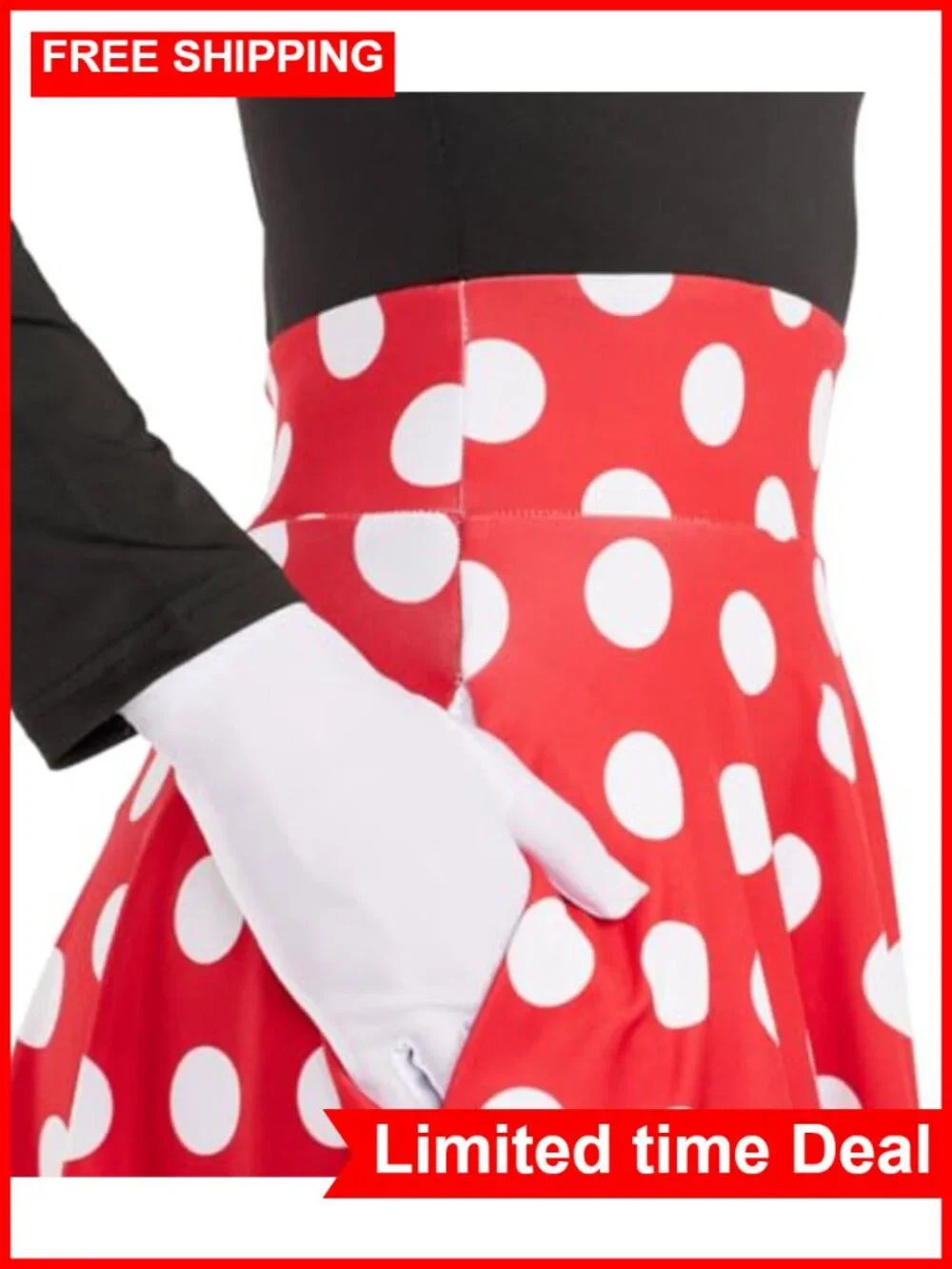 Tipsy Elves Women's Halloween Mouse Costume Dress with Ears & Gloves